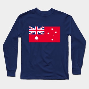 Red ensign Australian flag pre 1954 navy army Long Sleeve T-Shirt